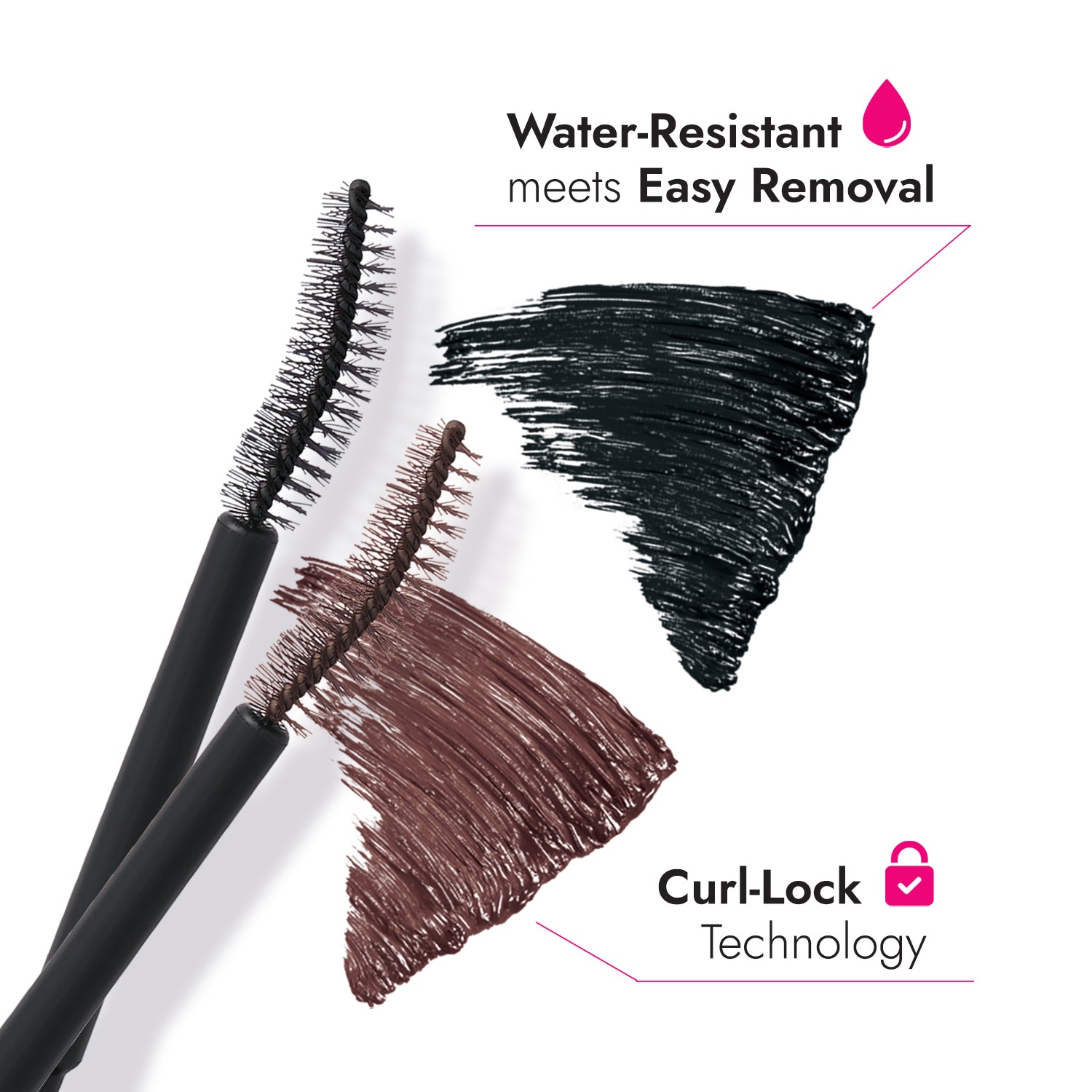 water resistant meets easy removal, curl-lock technology