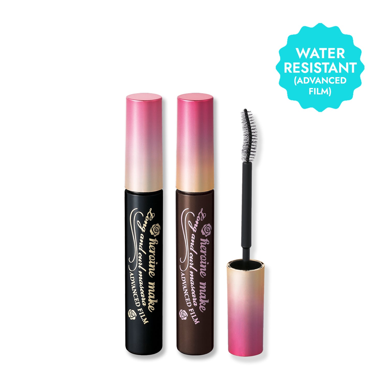 Heroine Make Long &amp; Curl Mascara Advanced Film - Washable mascara