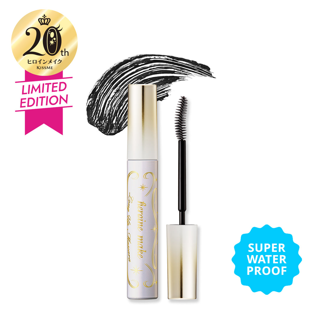 heroine make long up mascara super waterproof silk black