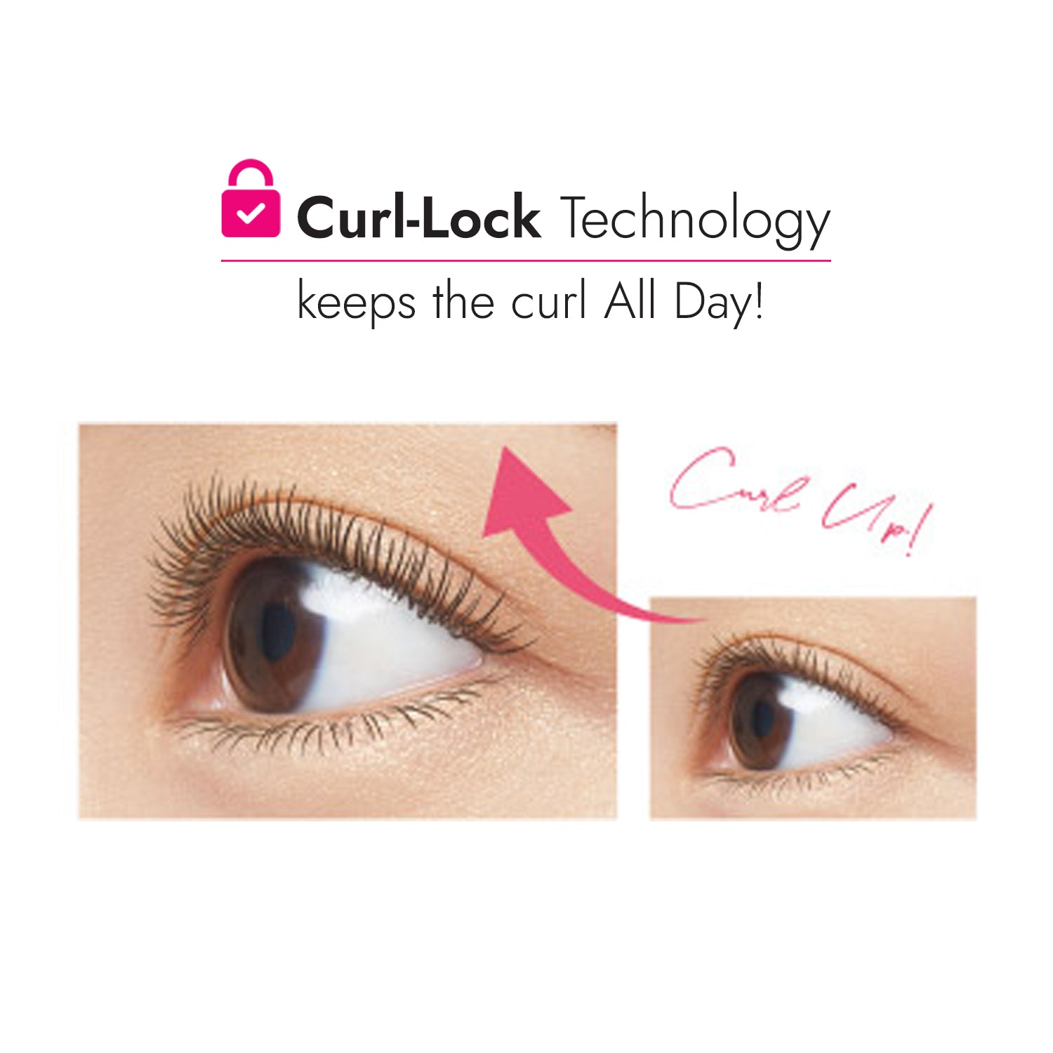 curl lock technology to keep the curl all day!