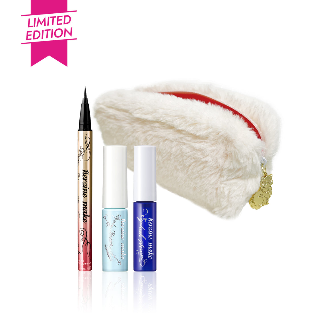 Prime Liquid Eyeliner &amp; Shilfy Kitten Pouch Set (Limited Supply)